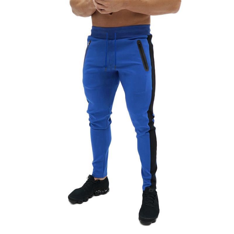 Herr sportig joggingsbyxor med sidofickor med dragkedja Mirla-Eva Jonsson