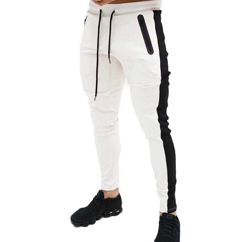 Herr sportig joggingsbyxor med sidofickor med dragkedja Mirla-Eva Jonsson