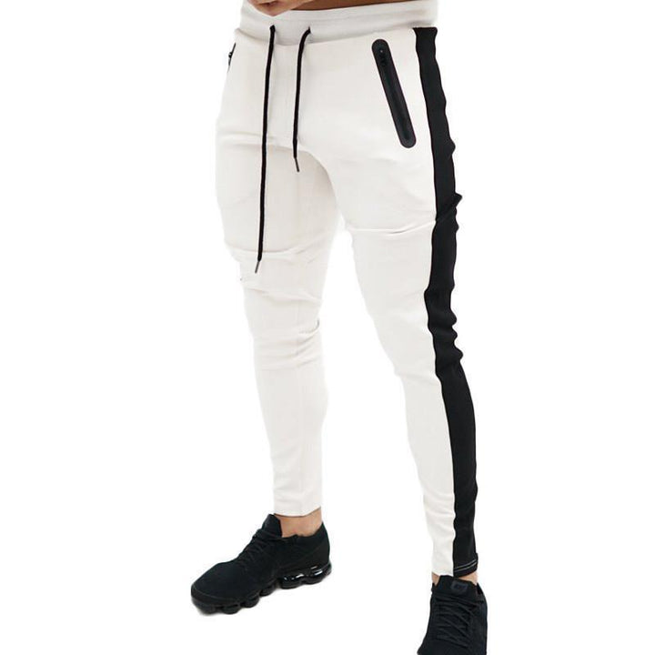 Herr sportig joggingsbyxor med sidofickor med dragkedja Mirla-Eva Jonsson