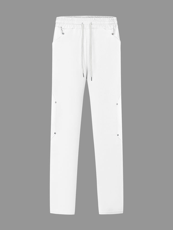 Herr sportig joggingsbyxor med ventilerande mesh-inlägg och elastisk midja Mirla-Eva Jonsson