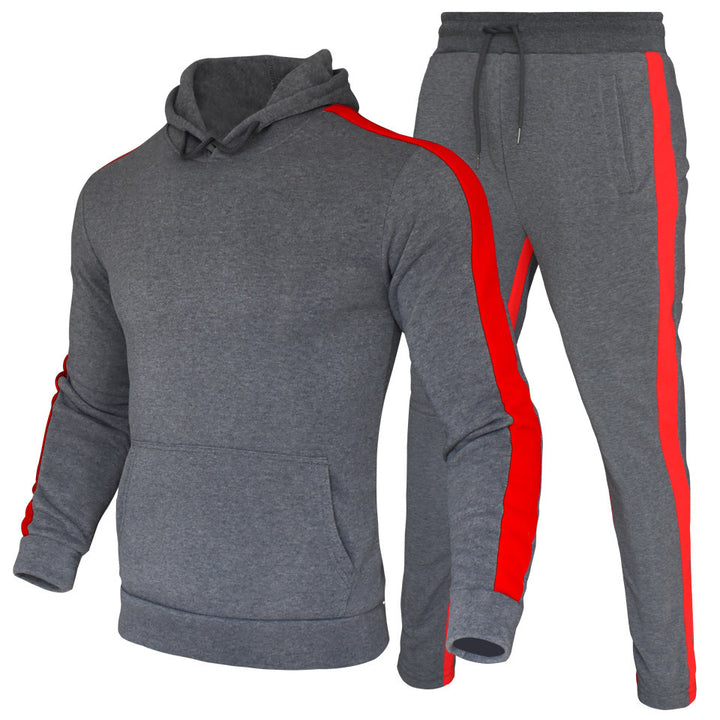 Herr sportig kapuschong sweatshirt och joggingbyxor set Mirla-Eva Jonsson