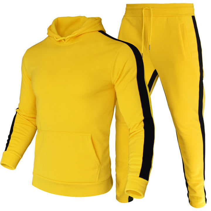 Herr sportig kapuschong sweatshirt och joggingbyxor set Mirla-Eva Jonsson