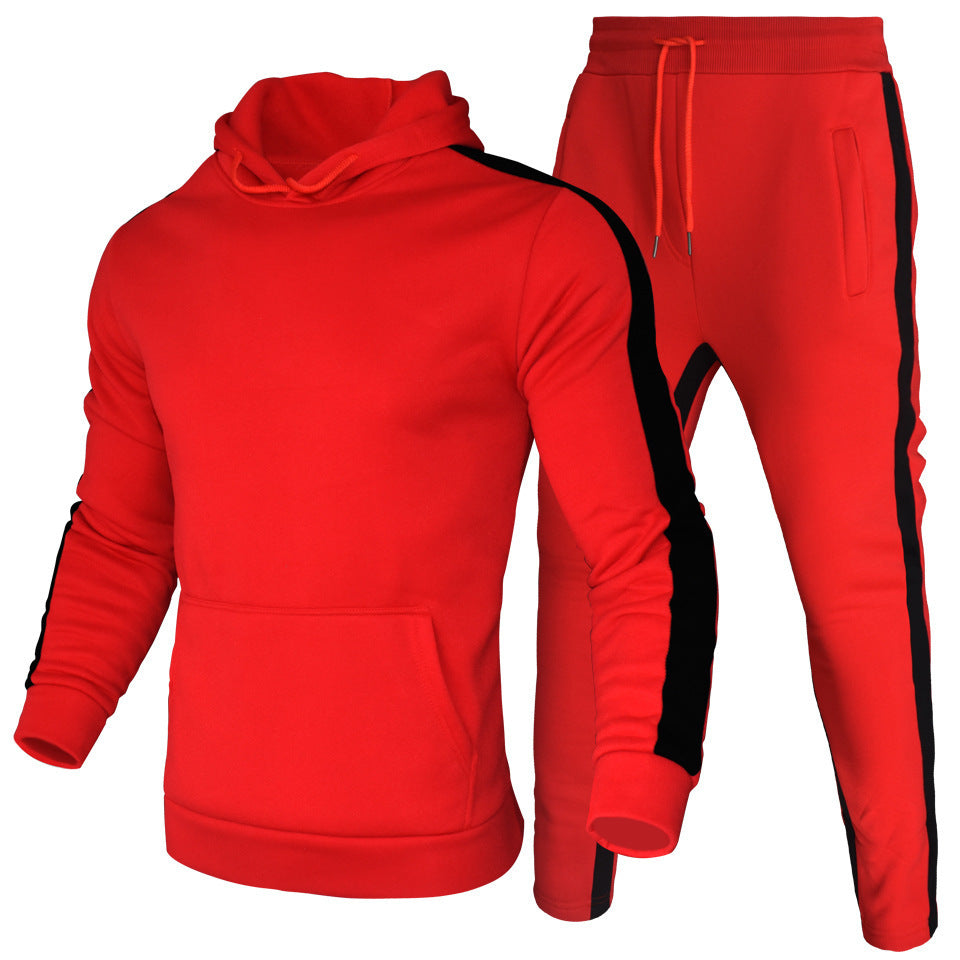 Herr sportig kapuschong sweatshirt och joggingbyxor set Mirla-Eva Jonsson