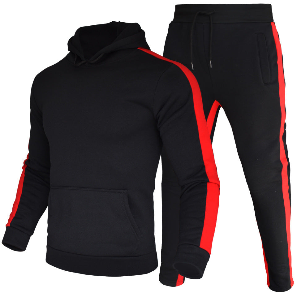 Herr sportig kapuschong sweatshirt och joggingbyxor set Mirla-Eva Jonsson