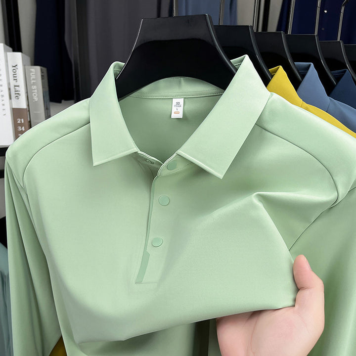 Herr sportig polo shirt med innovativ fuktreglering Eva Jonsson-Eva Jonsson