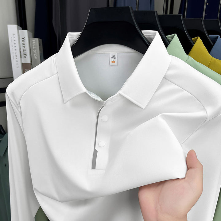 Herr sportig polo shirt med innovativ fuktreglering Eva Jonsson-Eva Jonsson