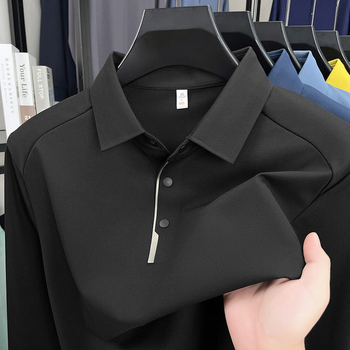 Herr sportig polo shirt med innovativ fuktreglering Mirla-Eva Jonsson