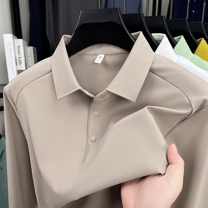 Herr sportig polo shirt med innovativ fuktreglering Mirla-Eva Jonsson