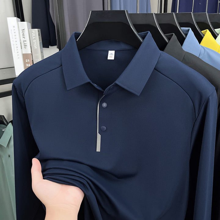 Herr sportig polo shirt med innovativ fuktreglering Mirla-Eva Jonsson