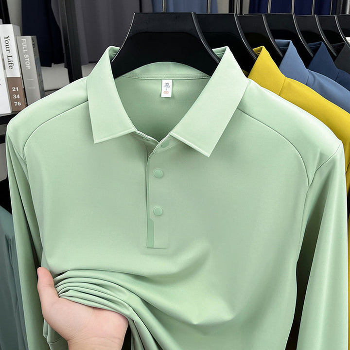 Herr sportig polo shirt med innovativ fuktreglering Mirla-Eva Jonsson