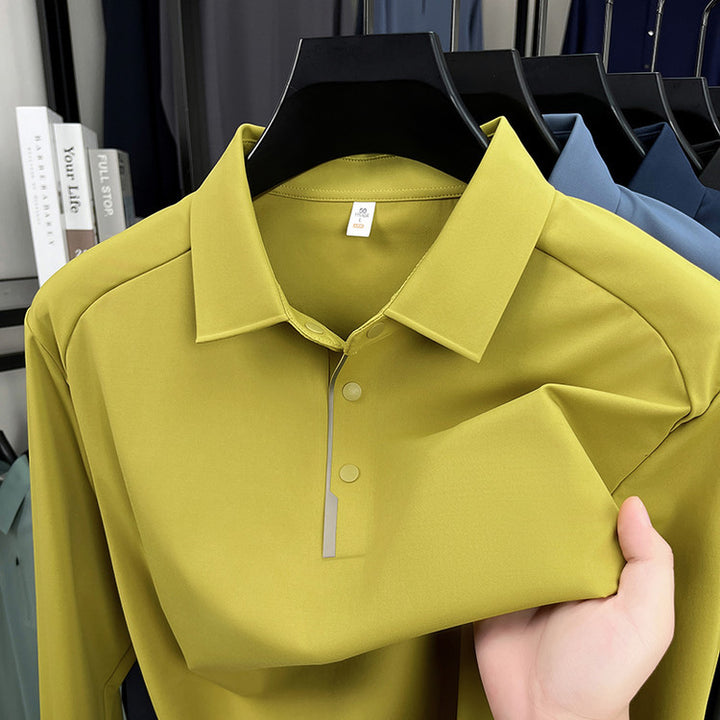 Herr sportig polo shirt med innovativ fuktreglering Mirla-Eva Jonsson