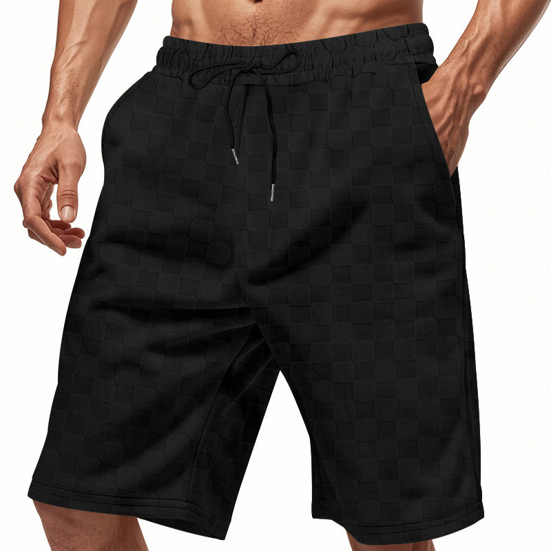 Herr sportiga short med elastisk midja och praktiska sidofickor Eva Jonsson-Eva Jonsson