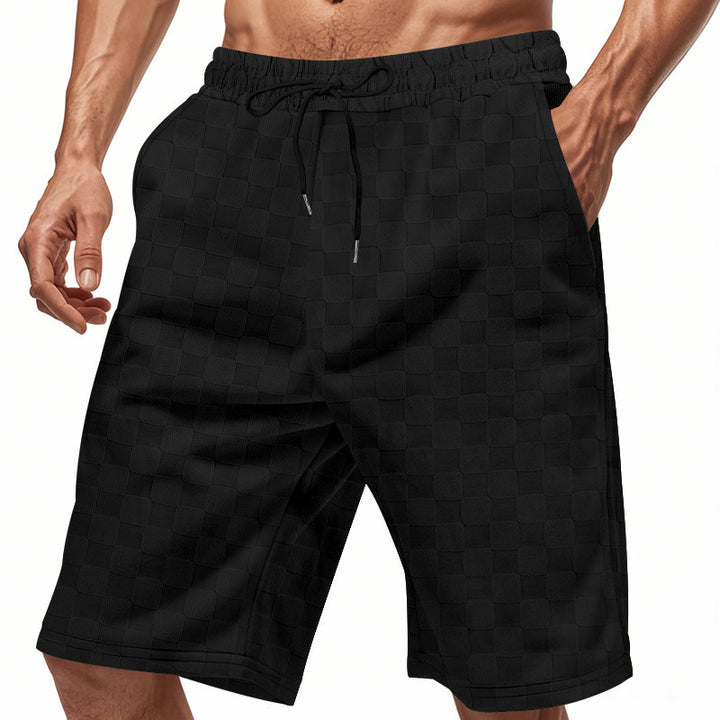 Herr sportiga short med elastisk midja och praktiska sidofickor Eva Jonsson-Eva Jonsson