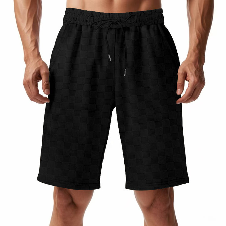 Herr sportiga short med elastisk midja och praktiska sidofickor Eva Jonsson-Eva Jonsson