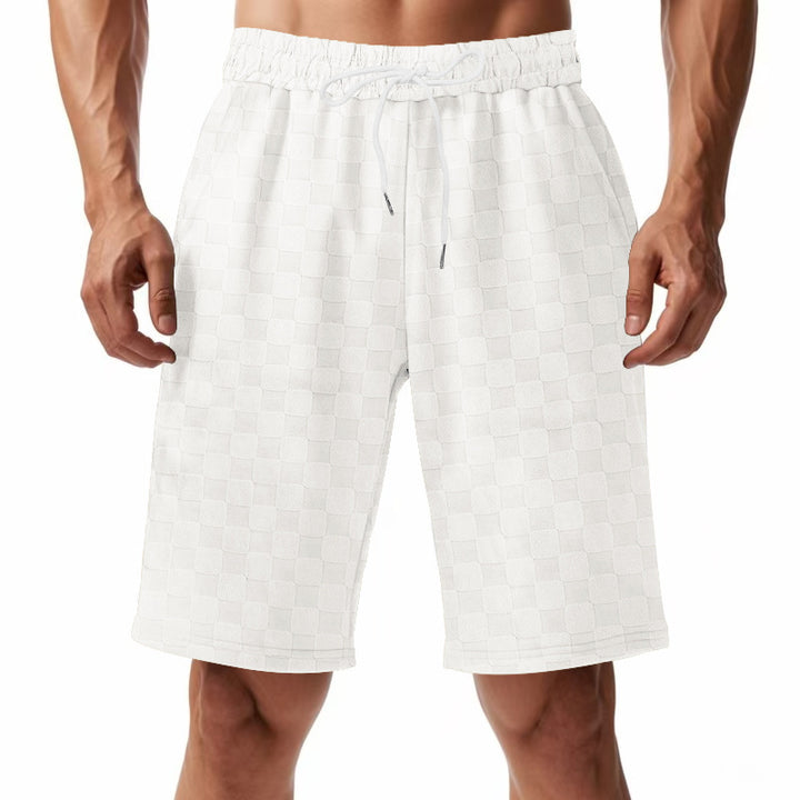 Herr sportiga short med elastisk midja och praktiska sidofickor Eva Jonsson-Eva Jonsson