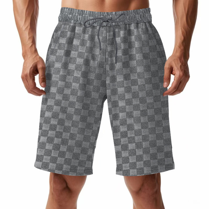 Herr sportiga short med elastisk midja och praktiska sidofickor Eva Jonsson-Eva Jonsson