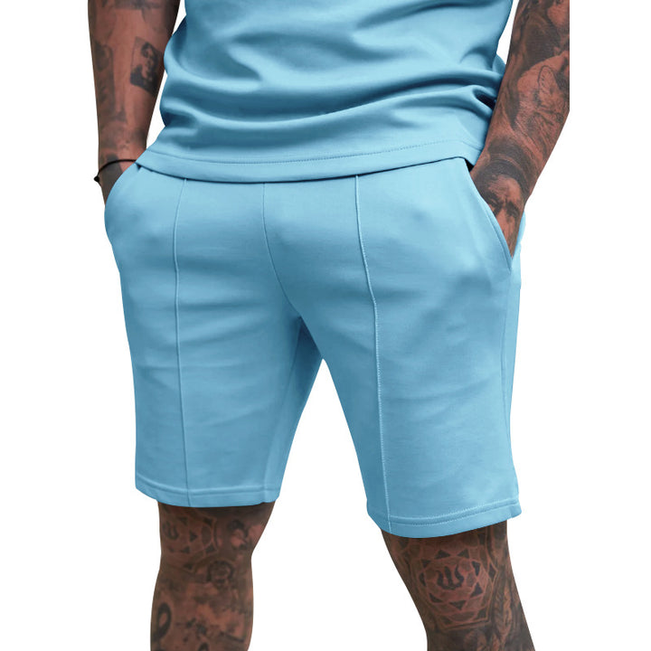 Herr sportiga shorts med funktionella fickor och justerbar midja Mirla-Eva Jonsson