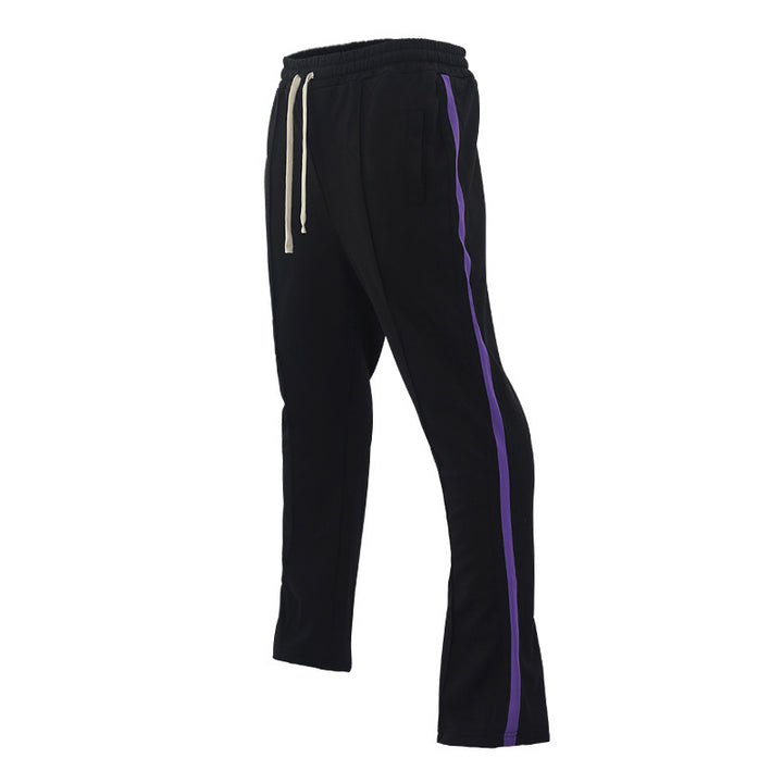 Herr sportiga sweatpants med sidokontrastlinjer Mirla-Eva Jonsson