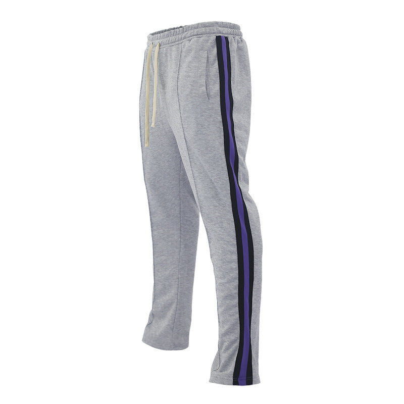 Herr sportiga sweatpants med sidokontrastlinjer Mirla-Eva Jonsson