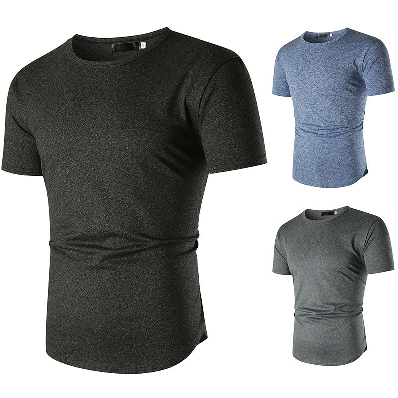 Herr sportigt T-shirt med andningsbar funktionsfiber och bekväm passform Mirla-Eva Jonsson