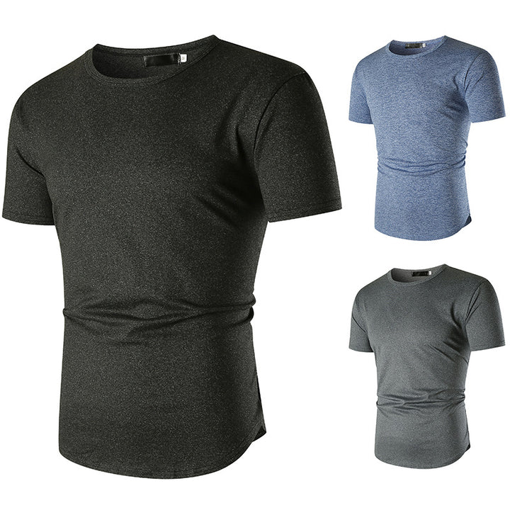 Herr sportigt T-shirt med andningsbar funktionsfiber och bekväm passform Mirla-Eva Jonsson