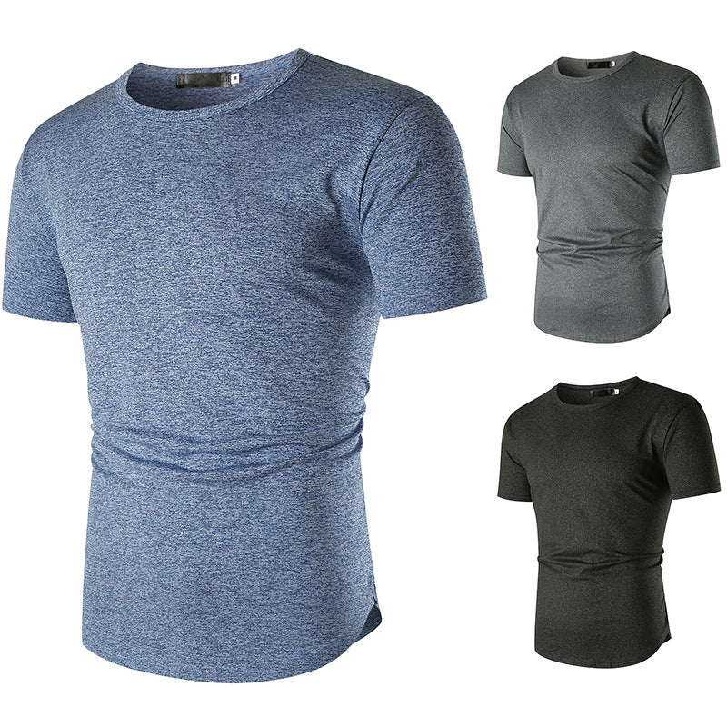 Herr sportigt T-shirt med andningsbar funktionsfiber och bekväm passform Mirla-Eva Jonsson