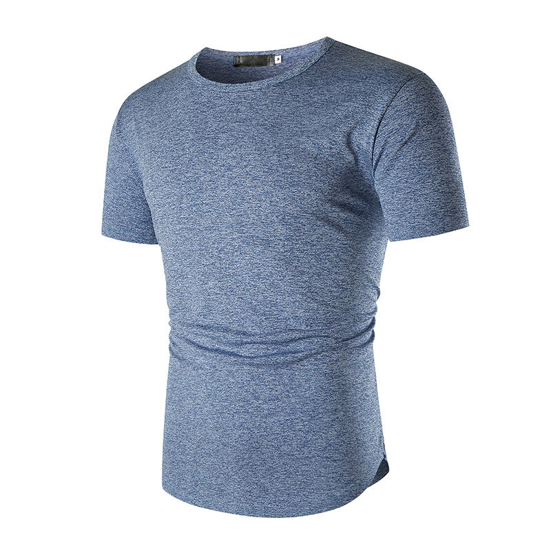 Herr sportigt T-shirt med andningsbar funktionsfiber och bekväm passform Mirla-Eva Jonsson