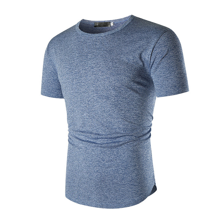 Herr sportigt T-shirt med andningsbar funktionsfiber och bekväm passform Mirla-Eva Jonsson