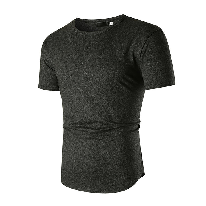 Herr sportigt T-shirt med andningsbar funktionsfiber och bekväm passform Mirla-Eva Jonsson