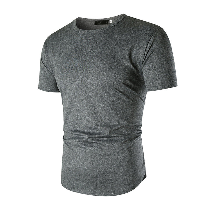Herr sportigt T-shirt med andningsbar funktionsfiber och bekväm passform Mirla-Eva Jonsson