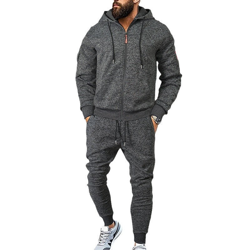 Herr sportigt hoodie- och joggingset med praktiska fickor Mirla-Eva Jonsson