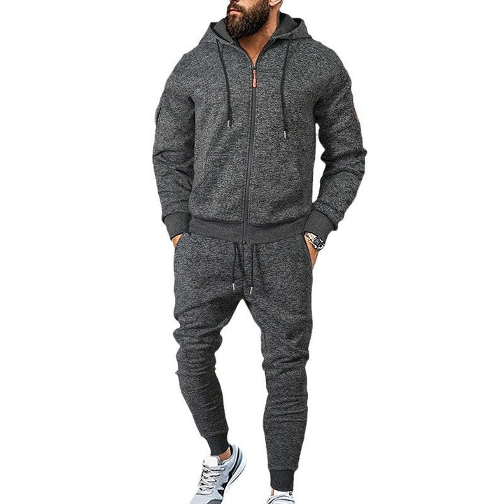 Herr sportigt hoodie- och joggingset med praktiska fickor Mirla-Eva Jonsson