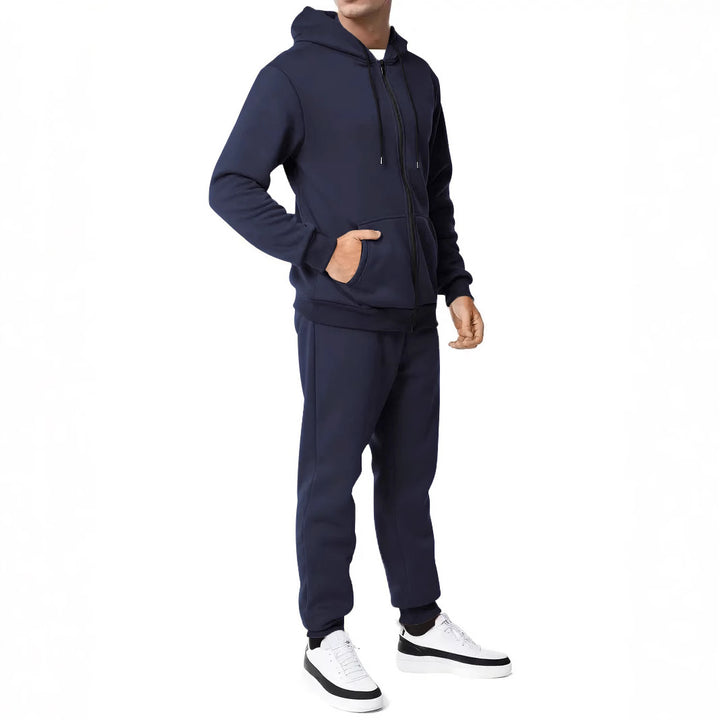 Herr sportigt komplett set med hoodiejacka och joggingbyxor Eva Jonsson-Eva Jonsson