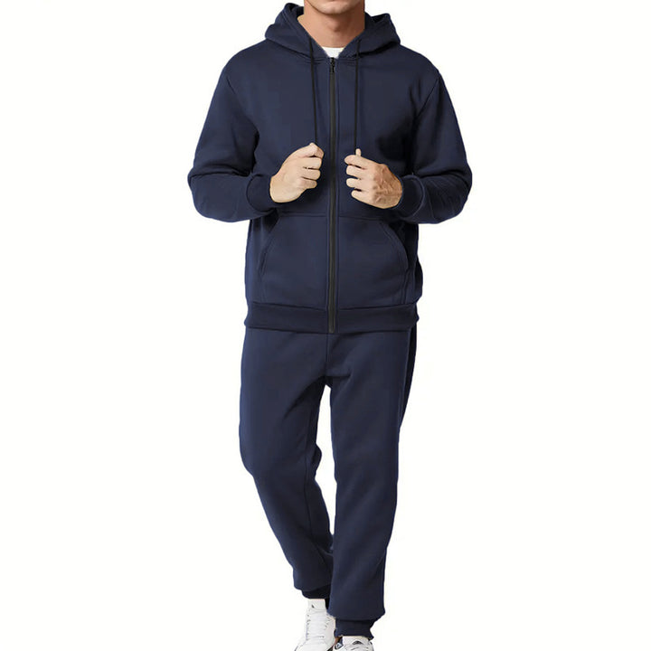Herr sportigt komplett set med hoodiejacka och joggingbyxor Eva Jonsson-Eva Jonsson