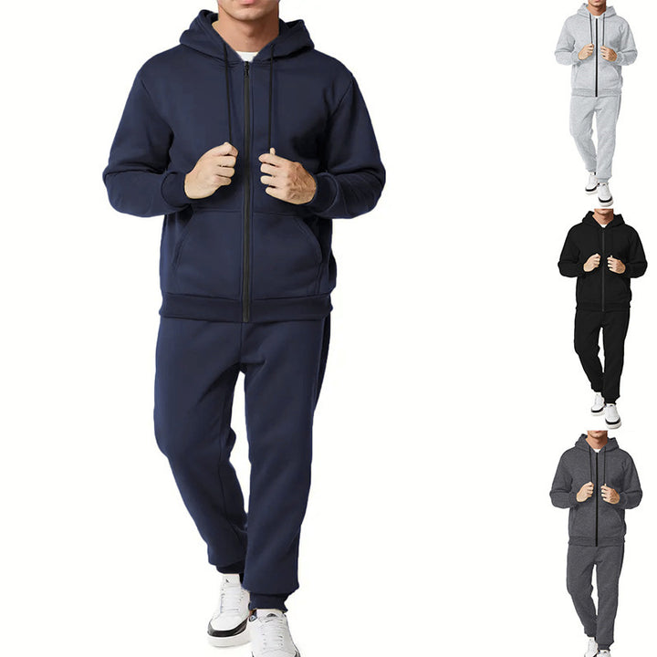 Herr sportigt komplett set med hoodiejacka och joggingbyxor Eva Jonsson-Eva Jonsson