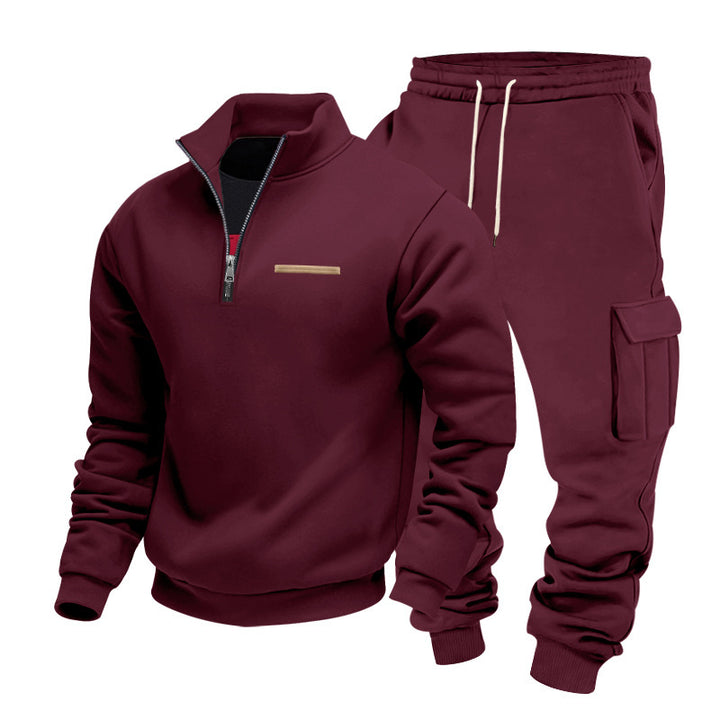 Herr sportigt sweatshirt- och joggingbyx-set Mirla-Eva Jonsson