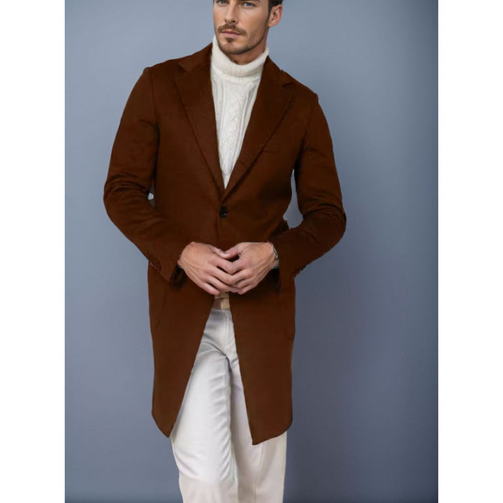 Herr stilren och elegant Slim-Fit kappa Mirla-Eva Jonsson