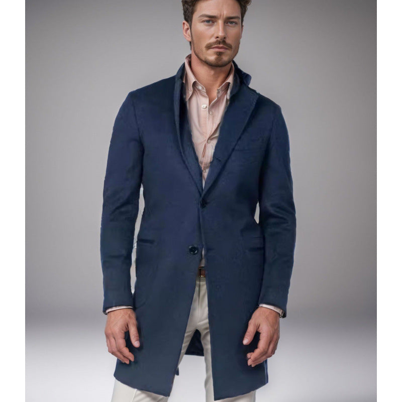 Herr stilren och elegant Slim-Fit kappa Mirla-Eva Jonsson