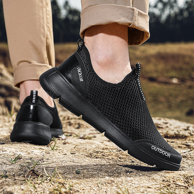 Herrar Andningsbara Utomhus Slip-On Sneakers Mirla-Eva Jonsson