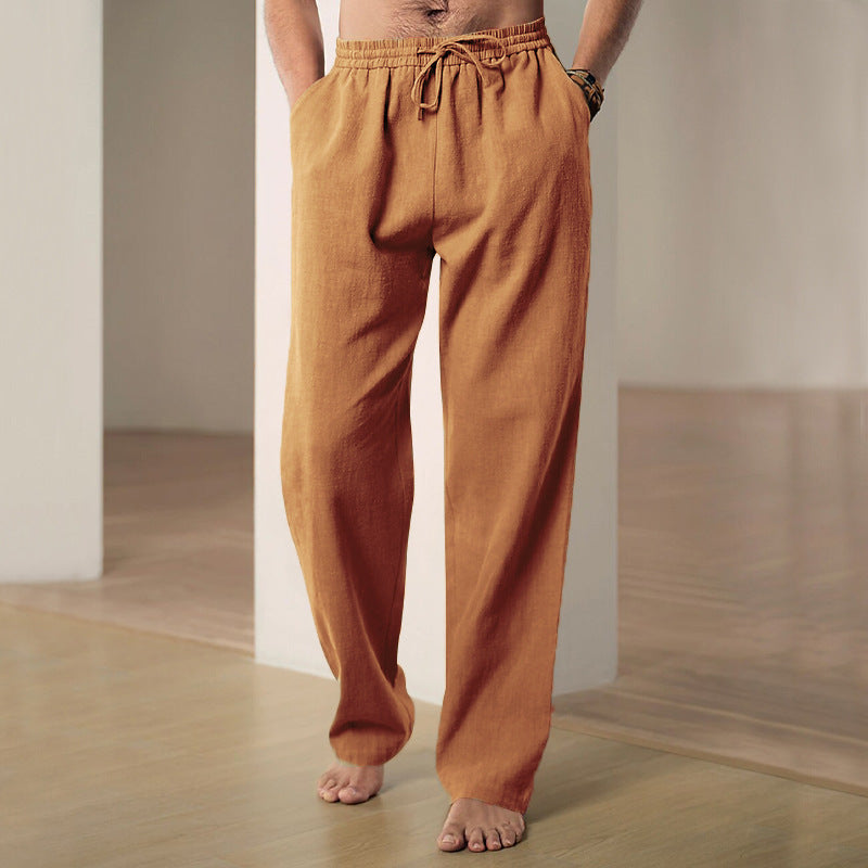 Herrar Bekväm Sommar Fritidsbyxa med Elastisk Midja Eva Jonsson-Eva Jonsson