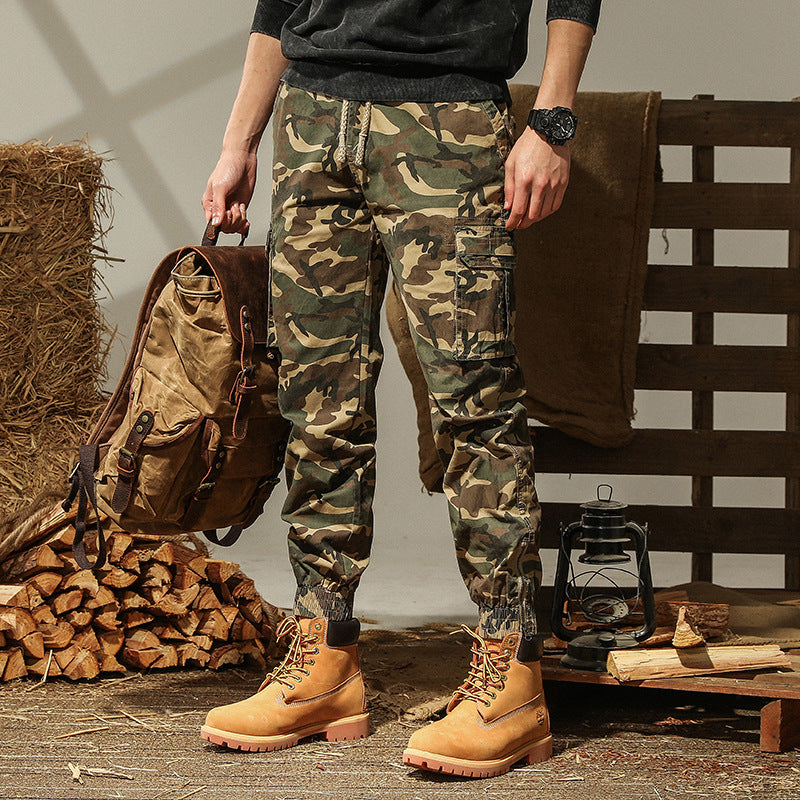 Herrar Camouflage Cargo-byxor Mirla-Eva Jonsson
