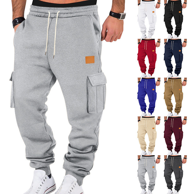 Herrar Cargo-joggingbyxa med sidofickor och elastisk midja Mirla-Eva Jonsson