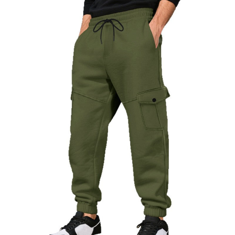 Herrar Cargo-joggingbyxor med sidofickor och elastisk midja Mirla-Eva Jonsson