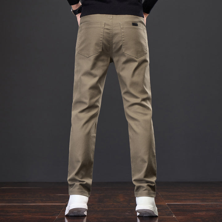 Herrar Casual Chino-byxor med elastisk midja och moderna detaljer Mirla-Eva Jonsson