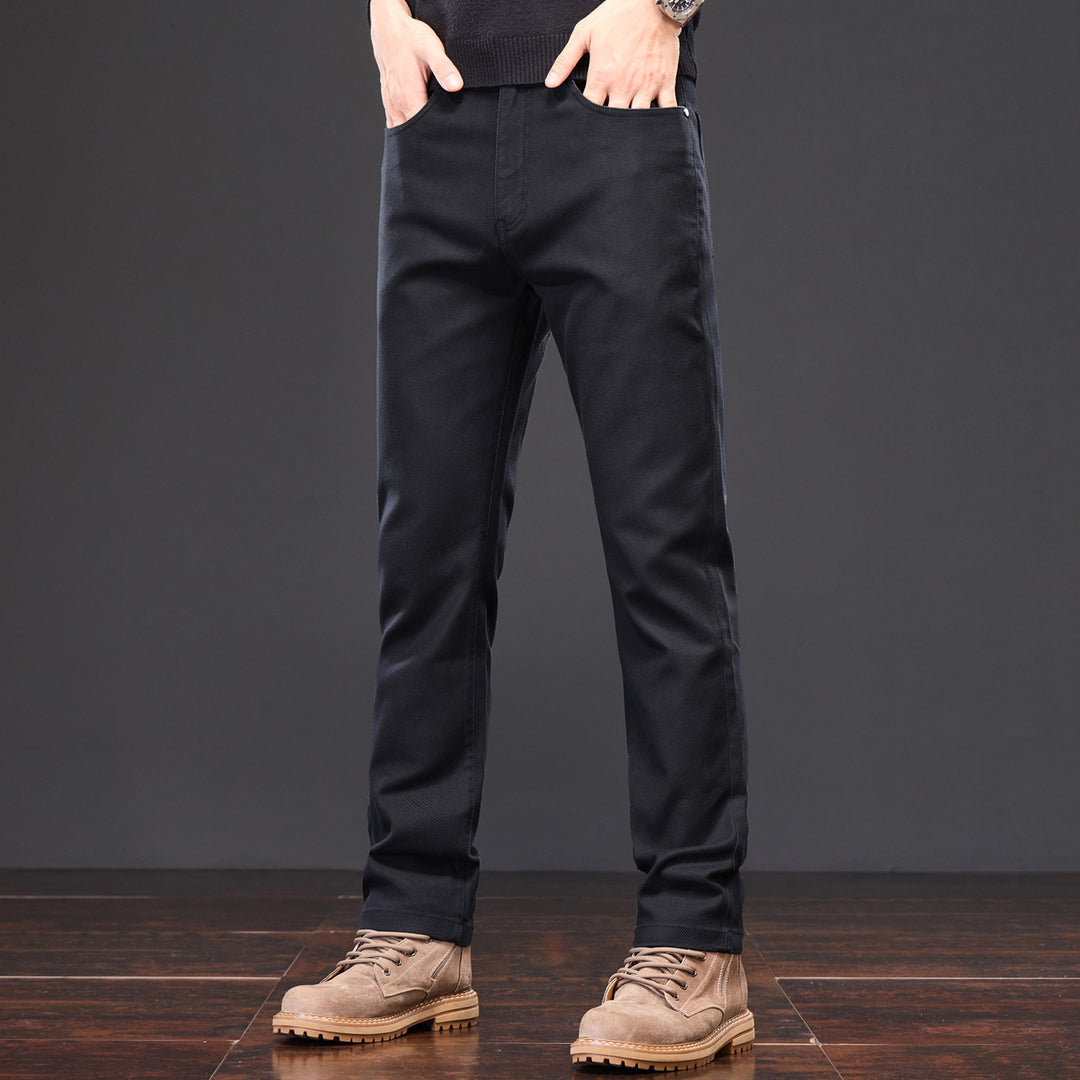Herrar Casual Chino-byxor med elastisk midja och moderna detaljer Mirla-Eva Jonsson