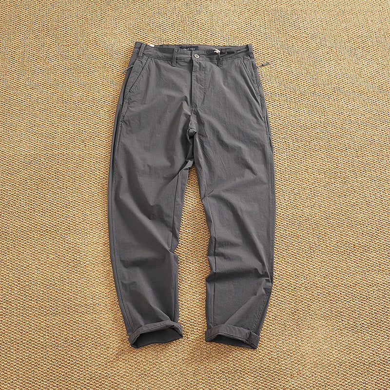 Herrar Chino-byxor med elastisk midja och praktiska sidofickor Mirla-Eva Jonsson