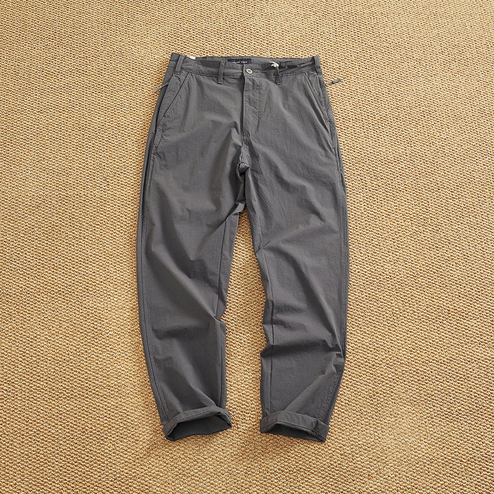 Herrar Chino-byxor med elastisk midja och praktiska sidofickor Mirla-Eva Jonsson
