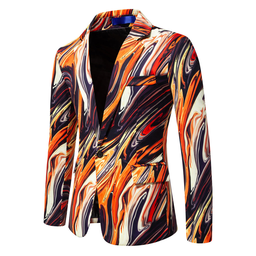 Herrar Designer Blazer med iögonfallande marmor-mönster Eva Jonsson-Eva Jonsson