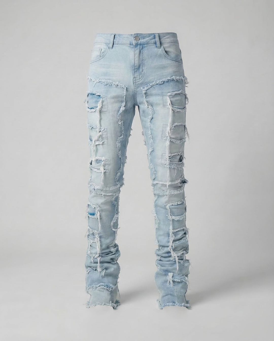 Herrar Destroyed Jeans Slim-Eva Jonsson