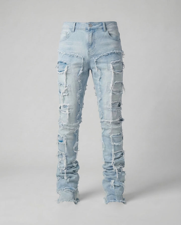 Herrar Destroyed Jeans Slim-Eva Jonsson